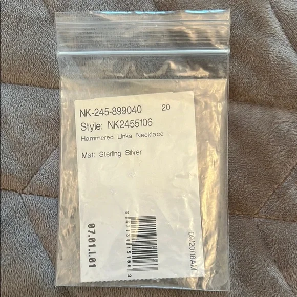 James Avery Hammered Silver Stylish Oval Link Necklace 925 Retired - Picture 11 of 16